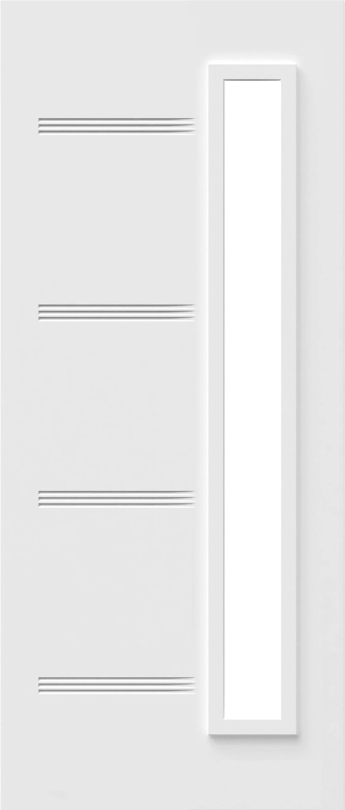 Vous trouverez ici les détails les plus pertinents de notre porte d'entrée en acier Oso Novatech - 3