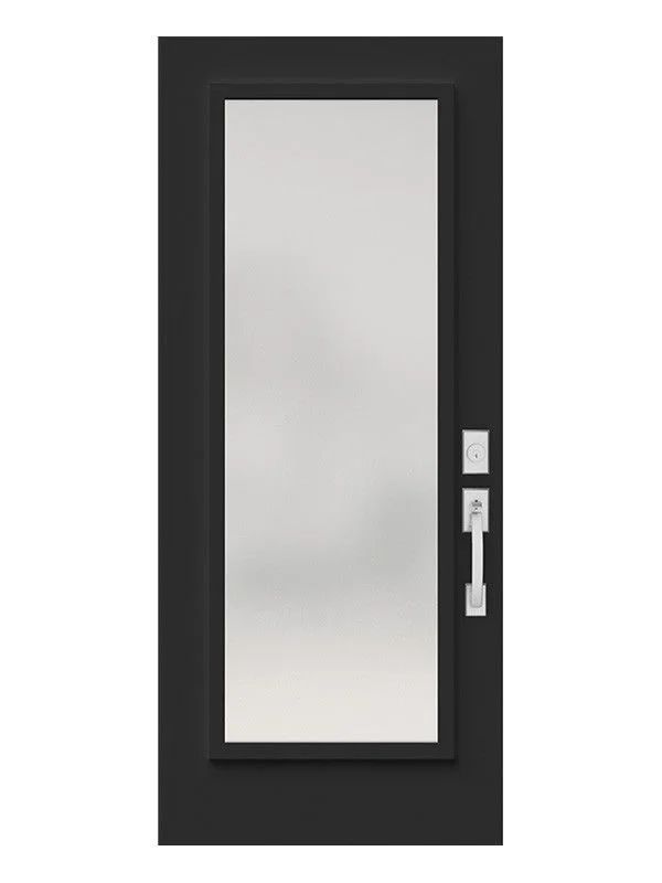 Vous trouverez ici les détails les plus pertinents de notre porte d'entrée vitres de porte Verre Satiné Novatech - 1