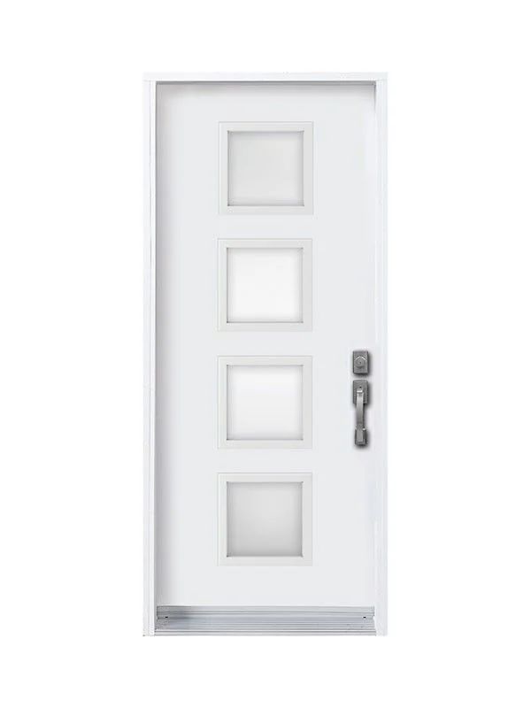 Vous trouverez ici les détails les plus pertinents de notre porte d'entrée vitres de porte Verre Clair Novatech - 3