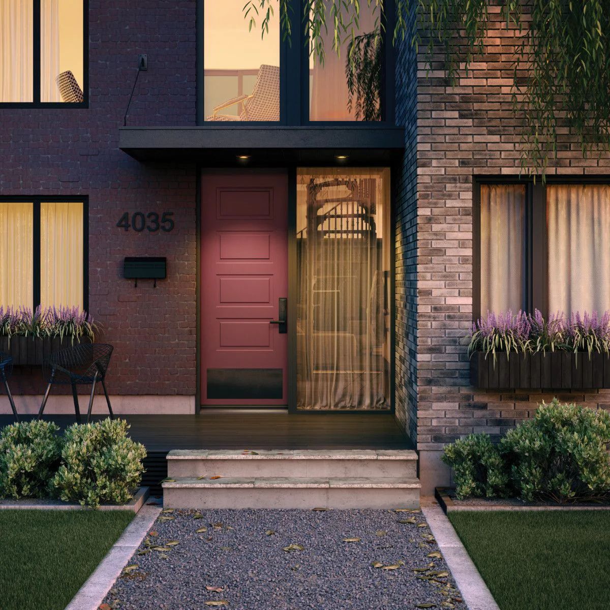 Vous trouverez ici les détails les plus pertinents de notre porte d'entrée en acier Soho Novatech - 1